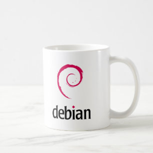 Caneca De Café Produtos & design de Debian Linux!