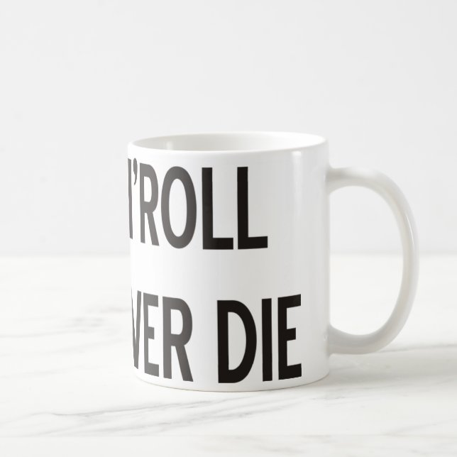 Caneca De Café Produtos & design do rock and roll! (Direita)