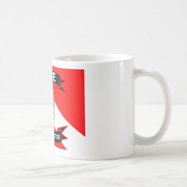 Caneca De Café Produtos do instrutor do mergulho (Direita)