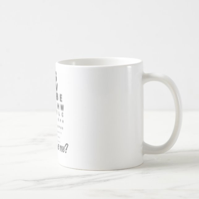 Caneca De Café Produtos engraçados da visão (Direita)