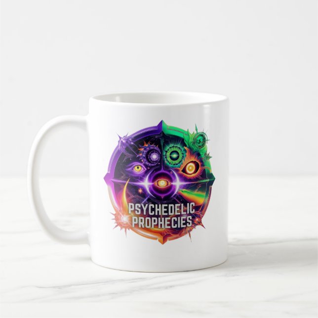 Caneca De Café Profecias Psicodélicas - Futuro previsto (Esquerda)