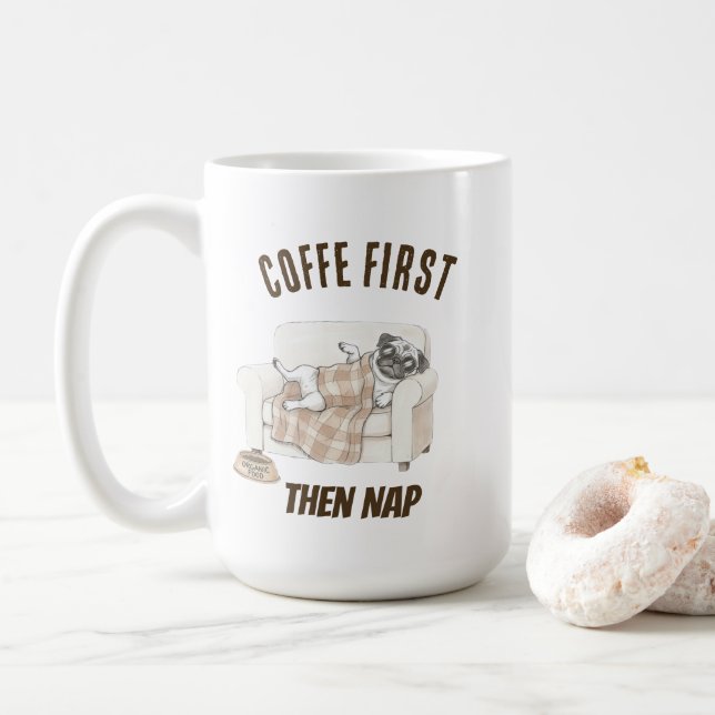 Caneca De Café Professional Couch Tester – Cozy Paws Collection (Com Donut)