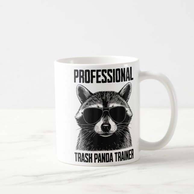 Caneca De Café Professional Trash Panda Trainer  (Direita)