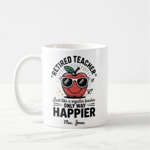 Caneca De Café Professor aposentado personalizado Mug