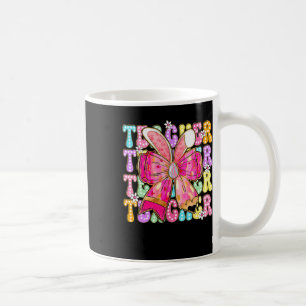Caneca De Café Professor Bunny Laço Coquete Pencil Bunny Dia de P