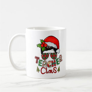 Caneca De Café Professor Claus Santa Hat Professor de Natal