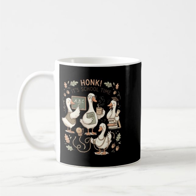 Caneca De Café Professor Clube do Ganso Bobalhão Divertido Profes (Esquerda)