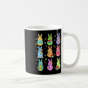 Caneca De Café Professor Coelho de Páscoa Feliz Ovo de Páscoa Gro