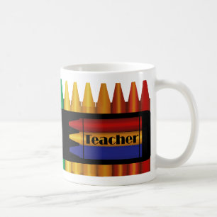 Caneca De Café Professor Crayon Design Mug