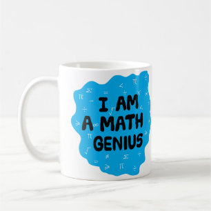 Caneca De Café Professor de Álgebra do Math Genius Matemático