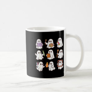 Caneca De Café Professor de Arte Fantasma Artistas de Halloween P