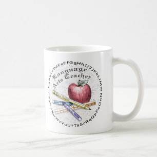 Caneca De Café Professor de Artes da Linguagem