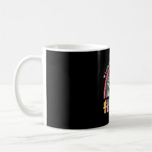 Caneca De Café professor de asl palavra em conscientização da lin