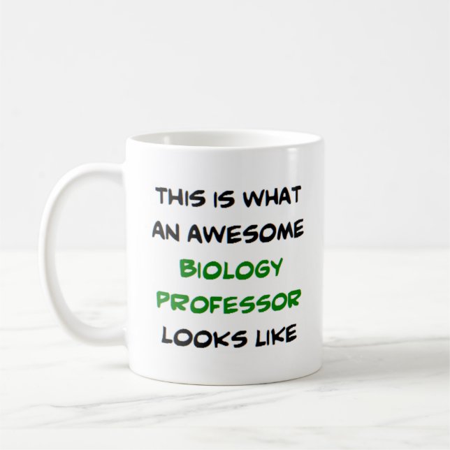 Caneca De Café professor de biologia, incrível (Esquerda)