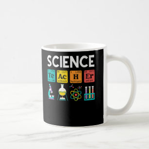 Caneca De Café Professor de Ciência Química Estudante de Biologia