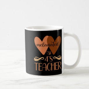 Caneca De Café Professor de Creche Pré-Escolar Negra 4 S Dia da H