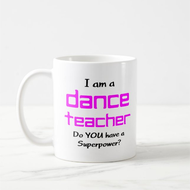 Caneca De Café professor de dança (Esquerda)