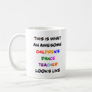 Caneca De Café professor de dança para crianças incrível