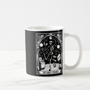 Caneca De Café Professor de dança Tarot Card Skeleton Dancing Bal