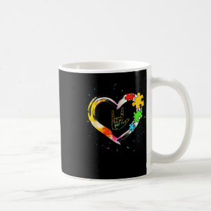 Caneca De Café Professor de Ed Especial Conscientização Língua de