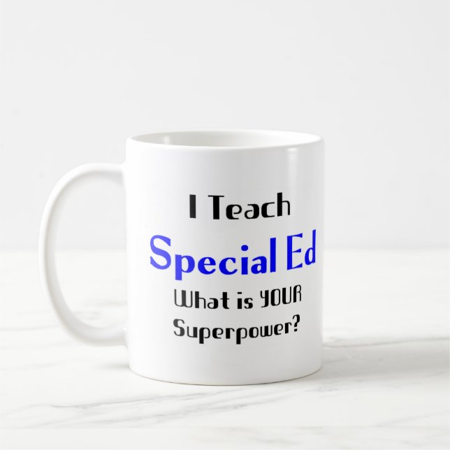 Caneca De Café professor de educação especial (Esquerda)