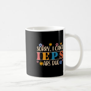 Caneca De Café Professor de Educação Especial Desculpe Não Posso