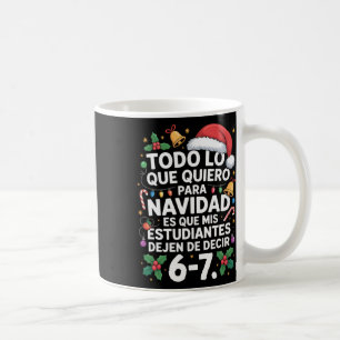 Caneca De Café Professor de Espanhol Engraçado Pare de Dizer 67 M