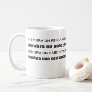 Caneca De Café Professor de Espanhol Presente para Maestra Pr