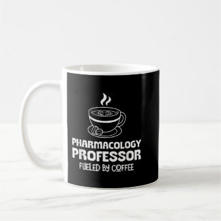 Caneca De Café Professor de Farmacologia Alimentado por Café