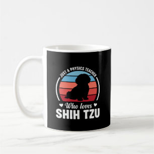 Caneca De Café Professor de Física Amante do Cão Shih Tzu