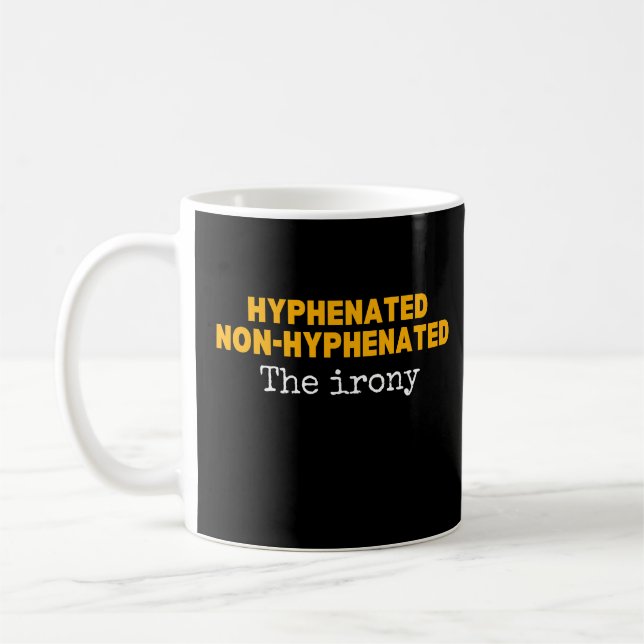 Caneca De Café Professor de Gramática Inglesa Engraçado Gif Nerd  (Esquerda)
