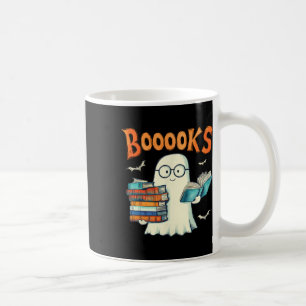 Caneca De Café Professor de Halloween de Leitura de Livros Fantas