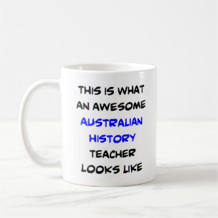 Caneca De Café professor de história australiano incrível