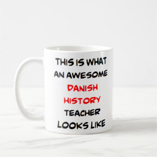 Caneca De Café professor de história dinamarquês, incrível