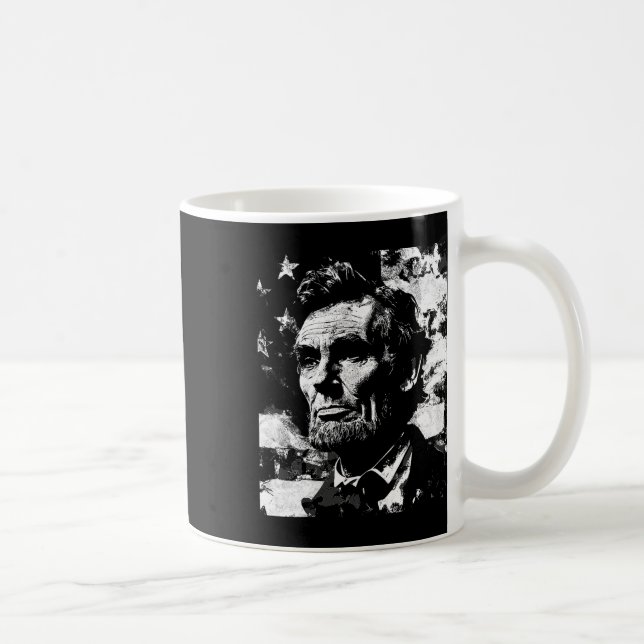 Caneca De Café Professor de História do Presidente Abraham Lincol (Direita)
