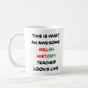 Caneca De Café professor de história do welsh, incrível