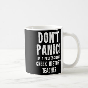 Caneca De Café Professor de História Grega
