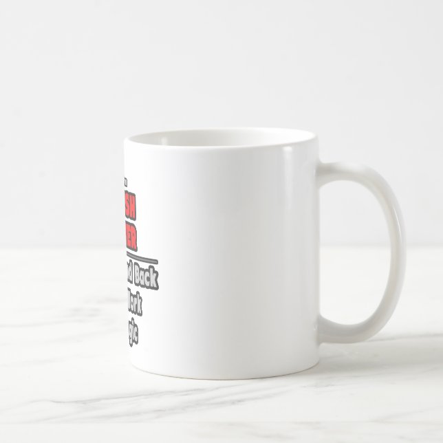 Caneca De Café Professor de Inglês... Trabalhe na minha magia. (Direita)