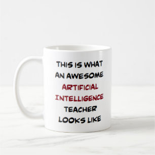 Caneca De Café professor de inteligência artificial incrível