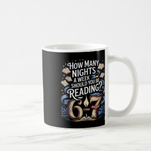 Caneca De Café Professor de Leitura 67 Meme Inglês Divertido Quan