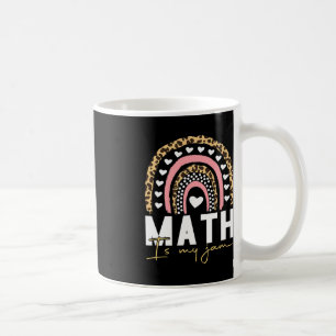 Caneca De Café Professor de Matemática - A Matemática é o meu Emp