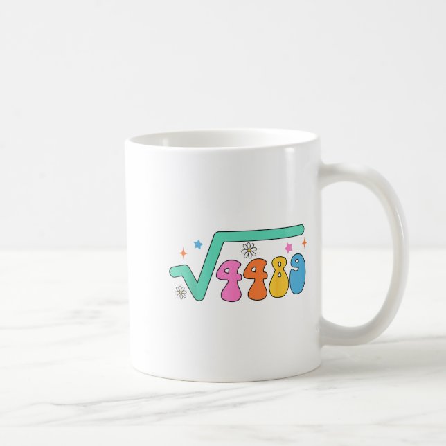 Caneca De Café Professor de Matemática Amante da Matemática A Rai (Direita)