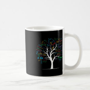 Caneca De Café Professor de Matemática Árvore de Álgebra de Cálcu