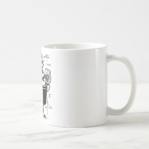 Caneca De Café Professor de Matemática Calculadora de Holding de 