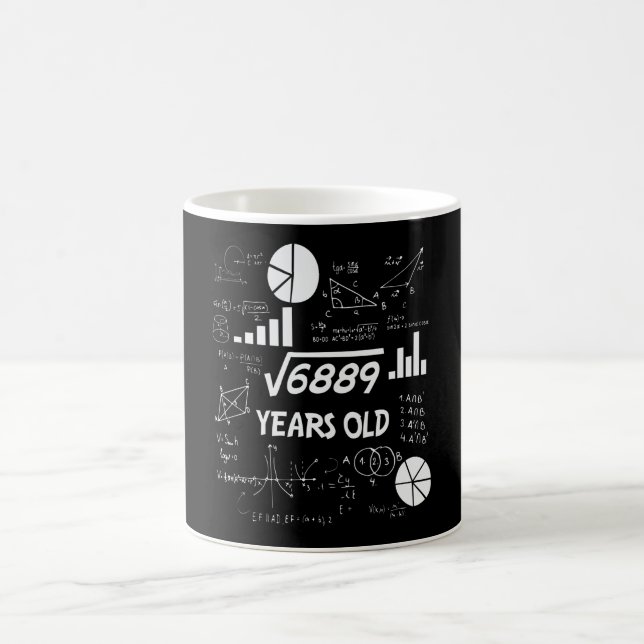 Caneca De Café Professor de Matemática de 83 Anos de Idade, Domin (Centro)