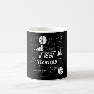 Caneca De Café Professor de Matemática de Quarenta e Um Anos de I