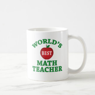 Caneca De Café Professor de matemática do mundo o melhor