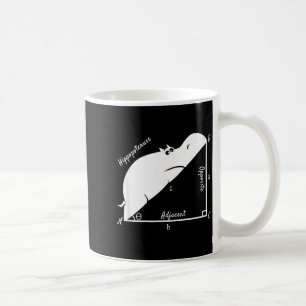 Caneca De Café Professor de Matemática Engraçado, Hiptenuse Engra
