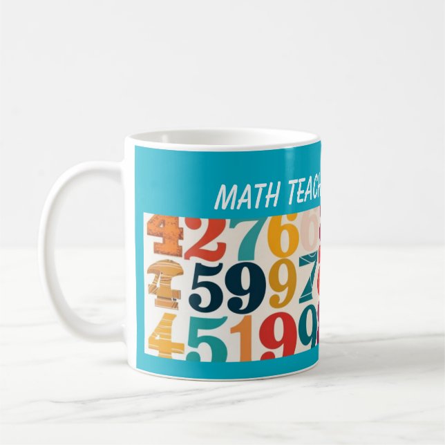 Caneca De Café Professor de Matemática Gift Mug (Esquerda)