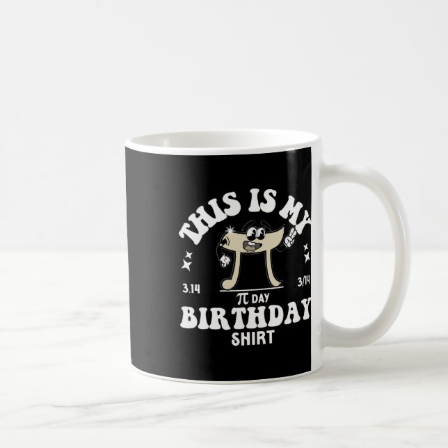 Caneca De Café Professor De Matemática Pi Este É O Meu Camisa De  (Direita)